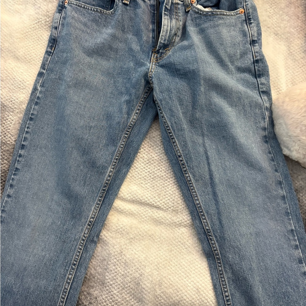 Levi's Light Blue Straight Leg Jeans